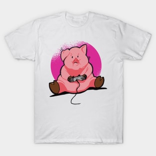 Pink Gamer Pig T-Shirt